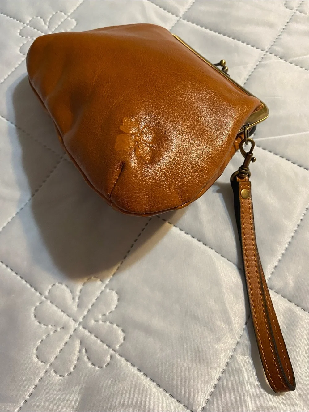 Patricia Nash Tooled Wristlet Clutch
